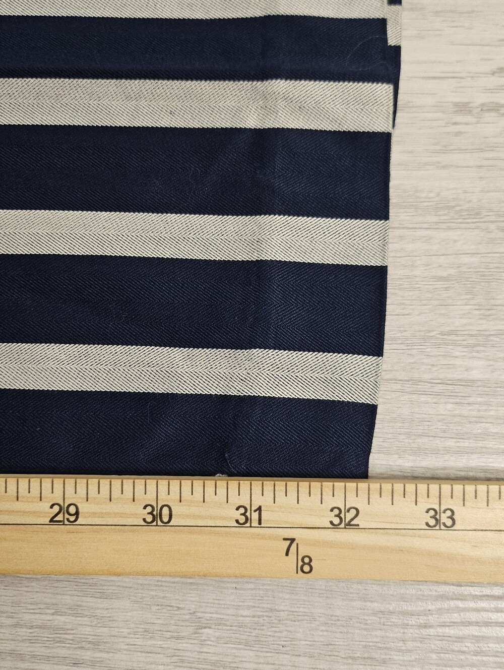 Ann Taylor Factory Dress Pants 8 Navy Light Grey Striped Wide Leg High Rise New - Picture 12 of 14